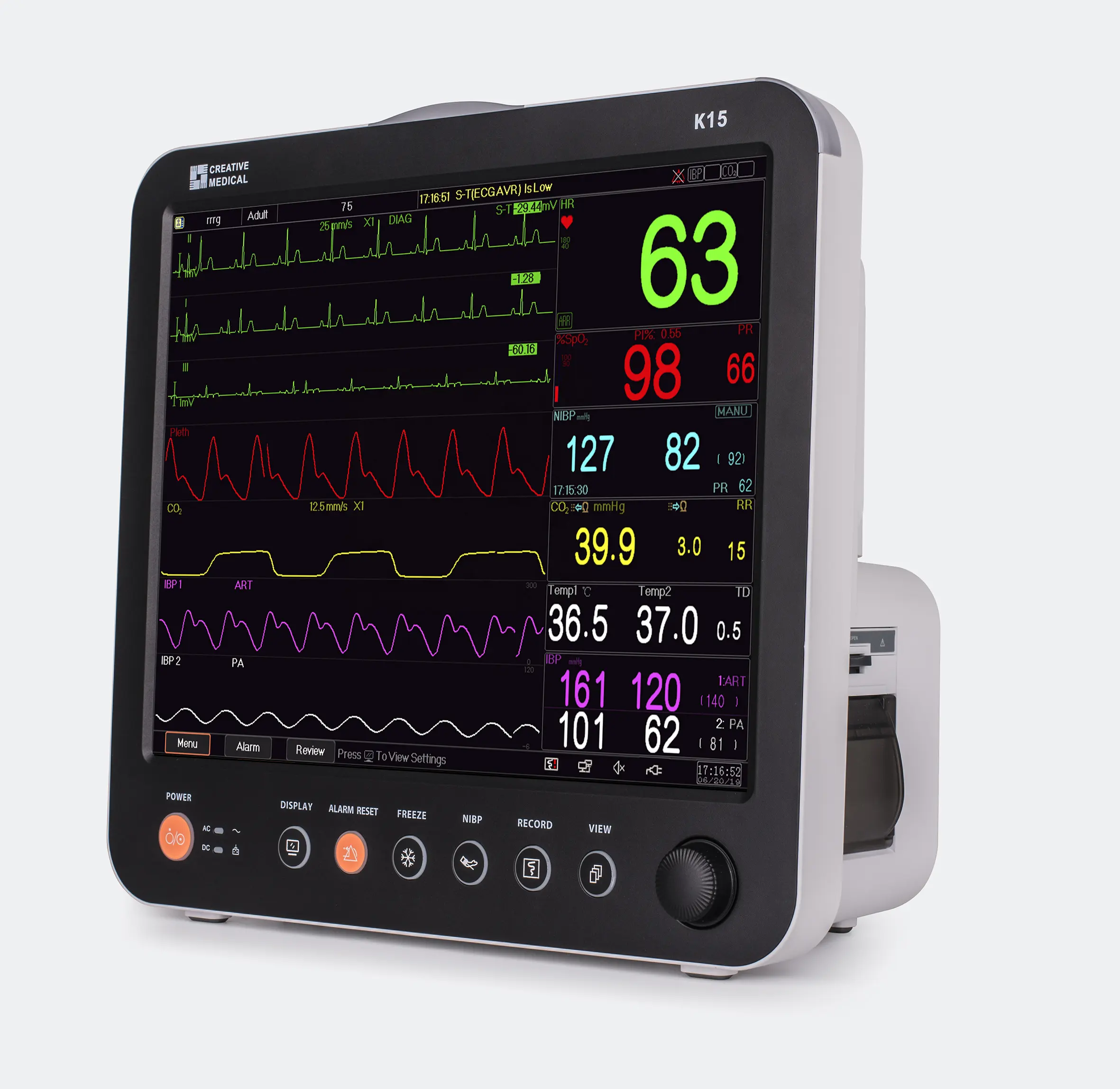 LEPU Made In China Ton-und Licht alarm Nibp Cuff Visual Indicator Patienten monitor