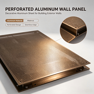 Panel de Revestimiento de Fachada de Pared Metálica Perforada, Lámina de Revestimiento para Edificios Modernos - Product Image 4