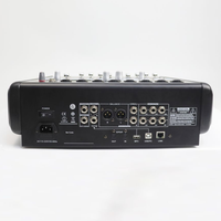 MX8812 Mixeur audio numérique professionnel 12 canaux, 8 entrées micro, carte son intégrée, effets DSP et écran tactile
