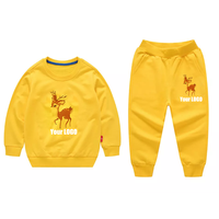 Ensemble de vêtements pour enfants personnalisés, vêtements de rue pour enfants, vêtements blancs pour enfants, ensembles de 2 pièces, sweat-shirt de jogging, survêtement sportif, ensembles de vêtements d'automne pour garçons