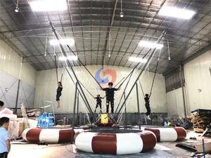 Tiangutefun — trampoline gonflable, grand cosmétique d'extérieur, de qualité commerciale, 4 station, pour enfants et adultes - Product Image 5