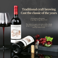 Vino Tinto Seco Añejado en Roble Premium, Rico y Suave, Vino Tinto Seco Clásico Cabernet Sauvignon, con Cuerpo