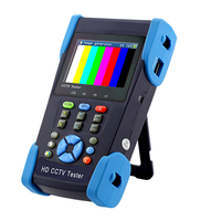 Probador de CCTV 5 en 1 HD de 3.5 Pulgadas con Soporte para CVBS, AHD, TVI, CVI, SDI, Control PTZ, Prueba de Cable UTP y Salida de Alimentación de 12V