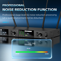 Microphone sans fil dynamique SL-2 pour performance vocale - Portable, réduction de bruit, signal de haute qualité