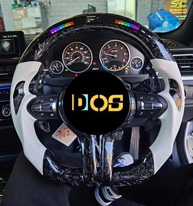 <span class=keywords><strong>Volant</strong></span> en fibre de carbone rouge forgé <span class=keywords><strong>avec</strong></span> affichage de vitesse LED pour modèles BMW Série 1, Série 2, X3, X4, X6, X7, F10, F31, F20, E92 - Product Image 5