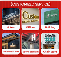 Letras de Metal Acrílico con Retroiluminación LED Personalizadas, Letrero de Logotipo Impermeable para Exteriores, Placa de Nombre para Puerta de Negocio, Fabricación Personalizada