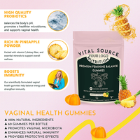 Échantillon Gratuit OEM Compléments Alimentaires et de Santé à Base de Plantes 200g Gummies Premium Source Vitale Équilibre Féminin