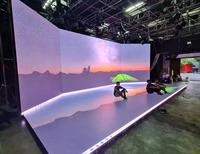 P0.6 P0.9 P1.25 P1.95 P2 UHD 3D Virtual VR Producción 8K Estudio de TV Producción virtual Pantalla micro LED Panel de pared de video
