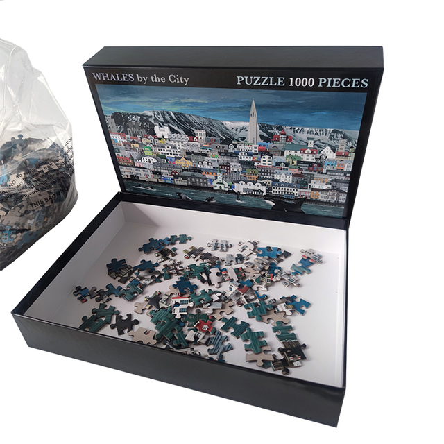 Custom High Quality Unique 1000 Pieces Educational Jigsaw Puzzles