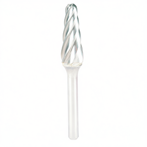 Fraise rotative conique à bout sphérique Ttake Ab8700, diamètre 12,7 mm, longueur 32 mm, en aluminium Z - Product Image 2