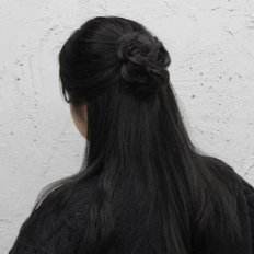 Épingles à cheveux noires pour le mariage des femmes Couvre-chef de mariée élégant - Product Image 1