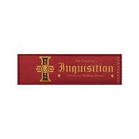 Écusson brodé personnalisé symbole guerrier SF, badge tactique rouge pour uniformes et sacs à dos d'extérieur, badge moral auto-agrippant