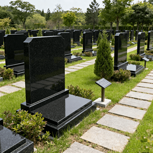 Недорогие гранитные надгробия ручной работы на заказ для могил - Product Image 2