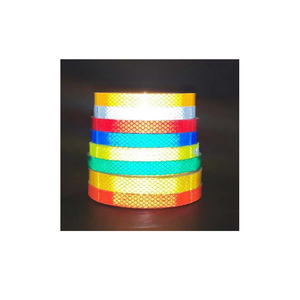 <span class=keywords><strong>Signalisation</strong></span> réfléchissante adhésive pour porte ouverte, marqueur de sécurité routière, flèche, décoration de voiture, autocollant réfléchissant, ruban d'avertissement - Product Image 1