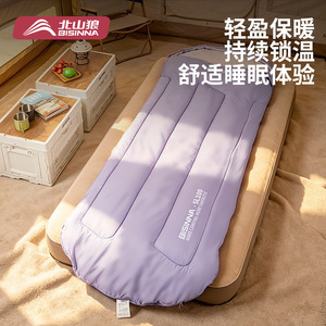 Beishanlang Sleeping Bag Rectangular 0.91kg Windproof Adult Outdoor Camping - Product Image 3