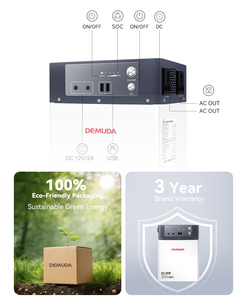 Station d'alimentation portable solaire d'urgence tout-en-un 500W 1000WH avec batterie LiFePO4 220V et chargeur ESS pour la maison, le camping et les activités de plein air - Product Image 1