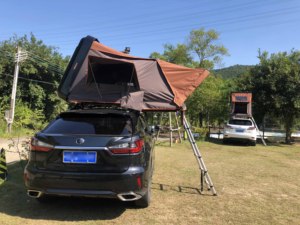 ODM Custom Fiberglass Hard Roof <b>Tents</b> 4-5 Person Large <b>Waterproof</b> Hard Hardtop Car Roof Top <b>Tent</b> - Product Image 6