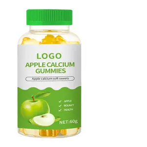 Own brand Energy calcium D3 vitamin magnesium gummies vitamin perkembangan tulang anak-anak