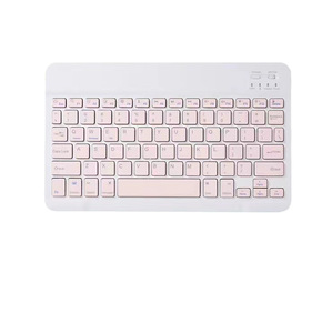 <span class=keywords><strong>Clavier</strong></span> et <span class=keywords><strong>souris</strong></span> sans fil rétroéclairés par LED ultra-minces, compatibles avec les tablettes iPad, les téléphones, rechargeables, portables, BT 5.0, pour le bureau, les jeux, les voyages - Product Image 1