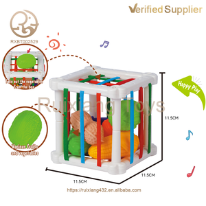 Directo de fábrica al por mayor nuevos juguetes educativos para bebés de la primera infancia Cubo de actividad juguetes de clasificación de forma de caja sensorial - Product Image 2