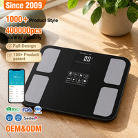 Nouvelle arrivée, balance intelligente à affichage numérique 180 kg, fonction IMC, balance électronique de graisse corporelle, balance de salle de bain numérique