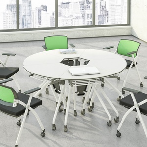 Tables pliantes combinées pour étudiants et bureaux, vente en gros directe d'usine, tables de formation - Product Image 6