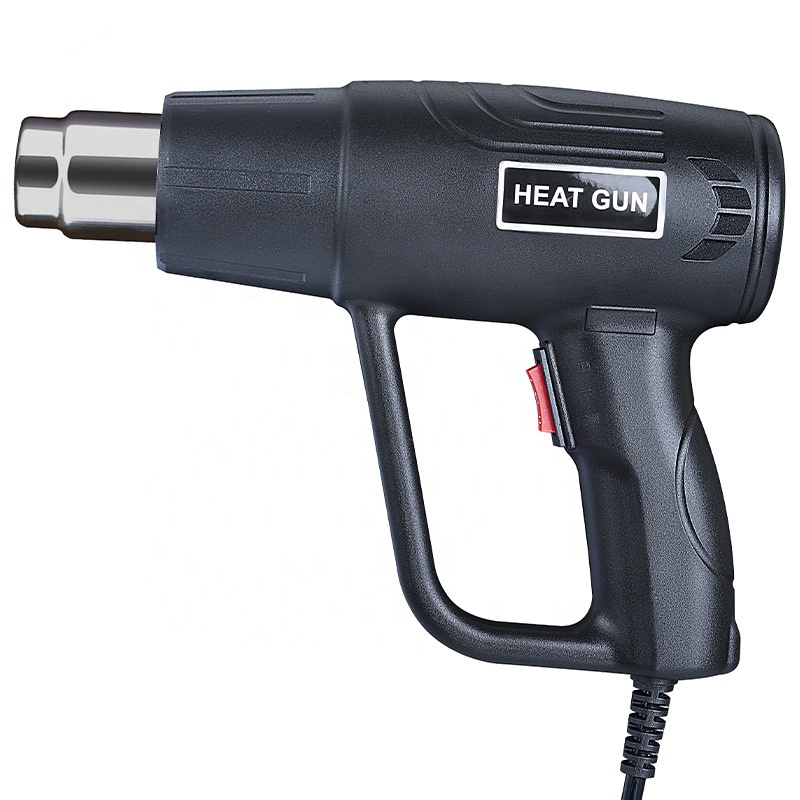 2000W Professionele Heteluchtpistool 2 Snelheidsaanpassing Duurzaam En Overbelastingsbescherming Optioneel 9 Nozzles Snelle Heat Gun Machine