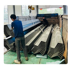 Malecones de plástico duraderos de alta calidad, pila tipo U, pared de retención, Pila de PVC, hoja de vinilo, apilamiento para solución de Control de agua - Product Image 1