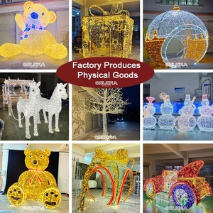 Luces Decorativas Esféricas Navideñas 3D <span class=keywords><strong>de</strong></span> Gran Tamaño para Exteriores, Centros Comerciales y Jardines, Resistentes al Agua IP65, <span class=keywords><strong>de</strong></span> Uso Comercial - Product Image 2