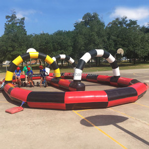 Pistes <span class=keywords><strong>de</strong></span> voitures <span class=keywords><strong>de</strong></span> course électriques en pvc Commercial, piste <span class=keywords><strong>de</strong></span> karting gonflable - Product Image 3