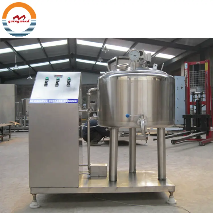 स्वत: छोटे पैमाने पर डेयरी pasteurizer मशीन ऑटो pasteurized दूध बैच वैट pasteurization के उपकरण सस्ते कीमत बिक्री के लिए