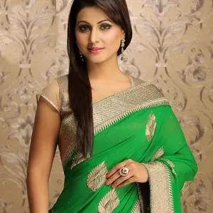 India Pakistani Designer Party Wear Saree Pure Silk Saree South Indian Silk Saree With Weaving Work Border