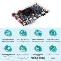 Carte mère industrielle Android LH-RK3568 pour machines d'automatisation, armoire express et développement d'ordinateurs industriels, carte PCBA