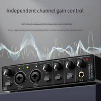 Interface audio MD22 Pro avec bouclage et suppression du bruit pour la diffusion en direct de podcasts sur PC Mac Phone