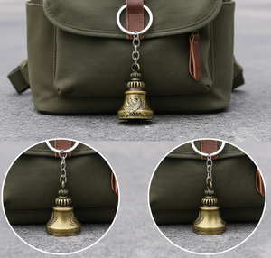 Porte-clés en métal personnalisable, porte-clés personnalisé avec un gremlin gardien montant sur un dragon, porte-clés porte-bonheur pour voitures, motos - Product Image 1