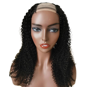 A buon mercato parrucche dei capelli umani all'ingrosso ondulati <span class=keywords><strong>e</strong></span> ricci Del Virgin Visone Brasiliano u parte parrucca dei capelli umani completa fatta a macchina naturale parrucche dei capelli - Product Image 5