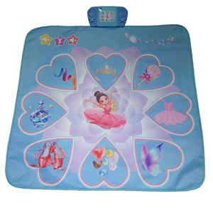 Tappetino per danza musicale Bluetooth 2024 aggiornato con luci a LED per bambini di 3-8 anni tappetino per l'apprendimento musicale 5 modalità LED llight-Up Dance Pad - Product Image 6