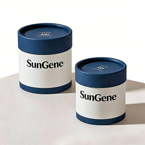 Tube en carton cylindrique de luxe pour crème glacée, jetable, durable, résistant à l'humidité, multi-usage, boîte ronde - Product Image 4