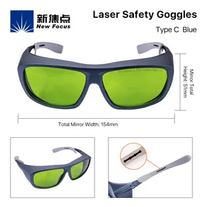 Nuovi occhiali di sicurezza Focus JD194 180-480nm e 750-110nm OD6 + CE tipo A nero/tipo C bianco/tipo C blu
