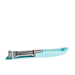Éplucheur de pommes de terre avec lame en acier inoxydable, couleur bleue, outil spécialisé - Product Image 1