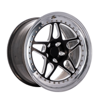 Jantes Beadlock sur mesure 15x9 15x10 15x12, noires usinées, cinq branches, 5x120 5x4.75, pour course de dragster Corvette C5 C6 C7 Z06