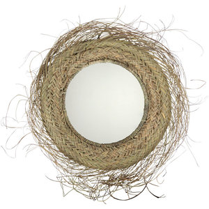 Espejos Colgantes de Mimbre Natural de Vietnam, Hechos a Mano, 100% Ecológicos, Decoración para el Hogar, Montaje en Pared, Venta Caliente - Product Image 1