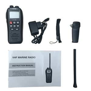 VITAI-Radio marina con batería de iones de litio, dispositivo de radio de dos vías, resistente al agua, IPX7, VHF, 1500mAh, analógico, <span class=keywords><strong>Cignus</strong></span> - Product Image 4