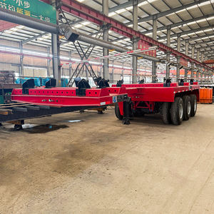 Semi-remorque de transport de poutres modulaires à capacité de 50 mètres, avec <span class=keywords><strong>conception</strong></span> séparable avant et arrière pour camions et remorques - Product Image 6