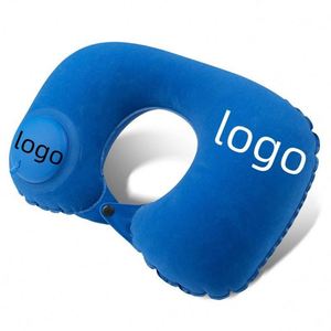 Almohada de Viaje de Inflado y Desinflado Rápido - Soporte Cervical Ajustable con Hebillas, Diseño Compacto y Portátil, Transpirable - Product Image 1
