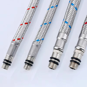 Tuyau de douche <span class=keywords><strong>flexible</strong></span> en laiton, accessoires de <span class=keywords><strong>plomberie</strong></span> pour eau chaude et froide, salle de bain moderne, installation facile - Product Image 2