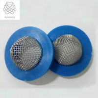 Capuchon filtrant en treillis métallique en acier inoxydable pour pompe, moteur, engrenage - 10mm/15mm/20mm, filtration de liquide 100-200 mailles, tuyau de 1 pouce