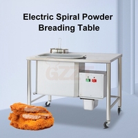 Table de cuisson électrique automatique, équipement KFC, 220V, 110V, emballage de poudre électrique, Table de cuisson de poulet