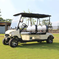 Moteur à courant alternatif électrique du chariot de golf 48v de buggy de golf de siège de l'aéroport chinois 4 avec le mètre professionnel