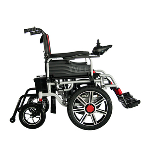 <span class=keywords><strong>Silla</strong></span> <span class=keywords><strong>de</strong></span> <span class=keywords><strong>Ruedas</strong></span> Eléctrica Plegable con <span class=keywords><strong>Motor</strong></span> <span class=keywords><strong>de</strong></span> 250W, Batería <span class=keywords><strong>de</strong></span> Plomo-Ácido, Marco <span class=keywords><strong>de</strong></span> Acero al Carbono, Tracción Delantera Grande Antivuelco, Portátil - Product Image 4